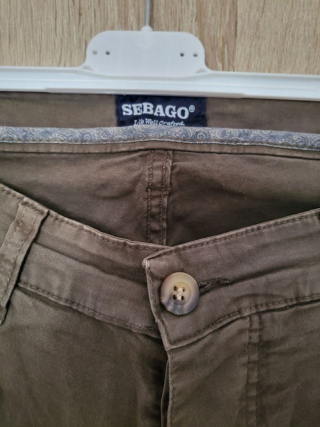 4 Pantalones Hombre - Gris & Verde