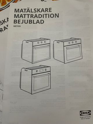 Conjunto placa induccion Balay y horno Ikea