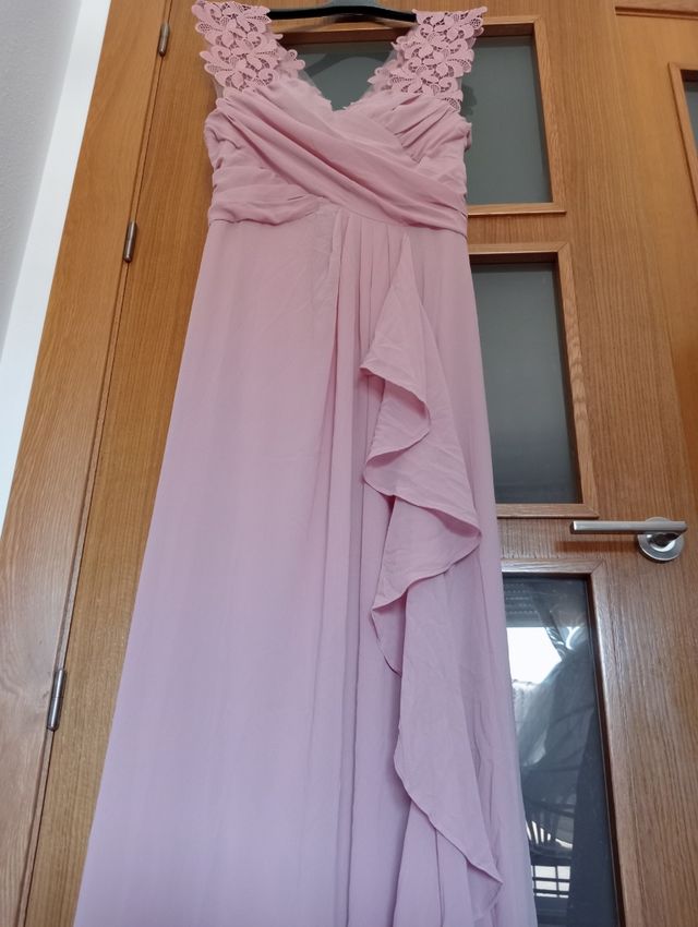 Vestido Rosa Talla M - Elegante