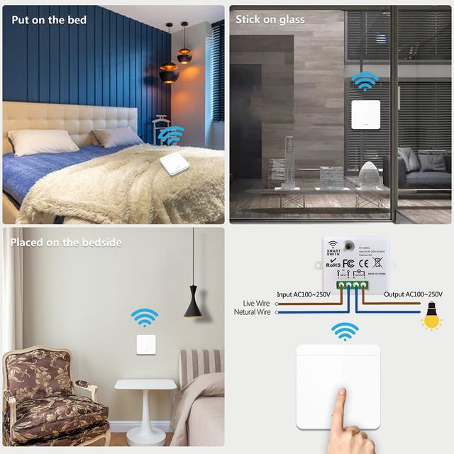 DieseRC Interruptor de luz inalámbrico