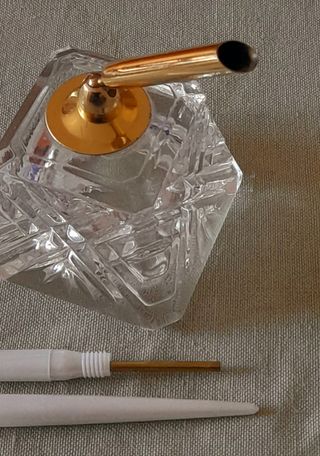 MONTEGRAPPA BOLIGRAFO Y SOPORTE CRISTAL BOHEMIA