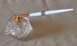 MONTEGRAPPA BOLIGRAFO Y SOPORTE CRISTAL BOHEMIA