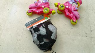 Patins criança (27 a 30) e proteções