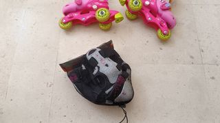 Patins criança (27 a 30) e proteções