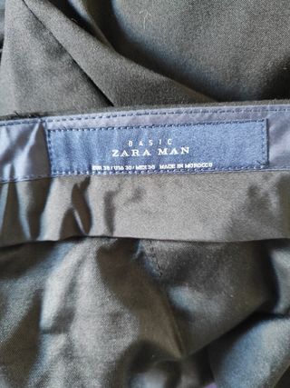 Pantalones Zara Man negros - Talla 20