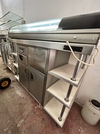 mueble cafetero acero inox