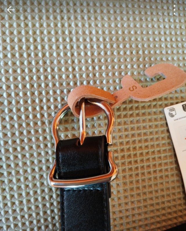 Cinturón negro nuevo