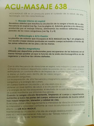 Maquina masaje