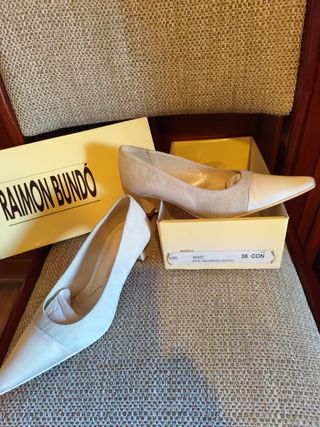 Zapatos de novia. Diseñador Raimon Bundó. Talla 38