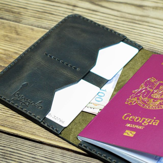 billetero artesanal de cuero