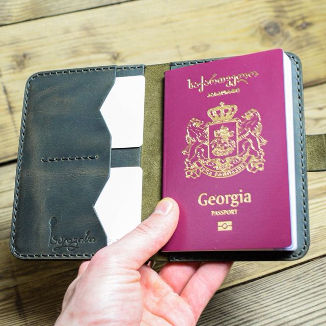 billetero artesanal de cuero