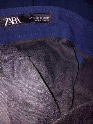 Traje ZARA azul - talla 40 y regalo camisa blanca 