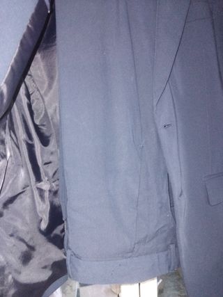 Traje ZARA azul - talla 40 y regalo camisa blanca 
