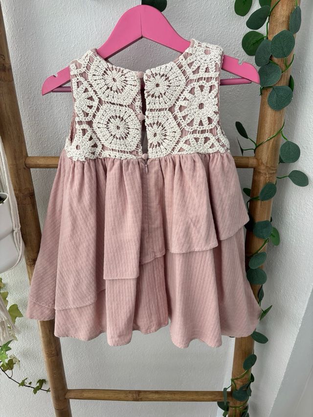 Vestido niña Marta y Paula - crochet