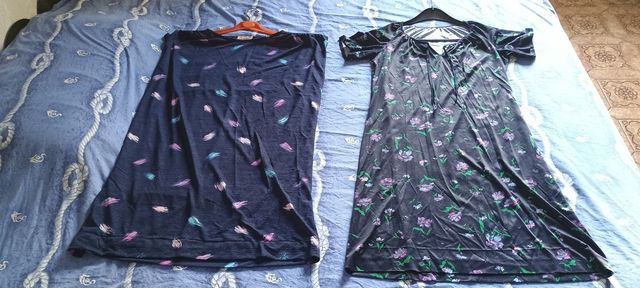 Lotto di 60 vestiti lunghi da donna L/XL/XXL