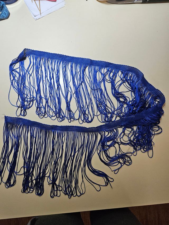 Surtido de cintas, flecos