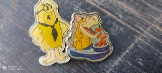 Pins Pedro Picapiedra & Dino