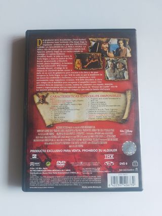 DVD Piratas del Caribe