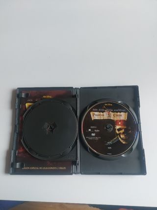 DVD Piratas del Caribe