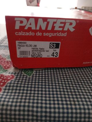 Zapatos de seguridad panther 