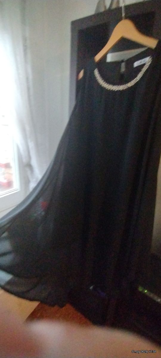 Vestido negro fiesta -  Talla 4 XL