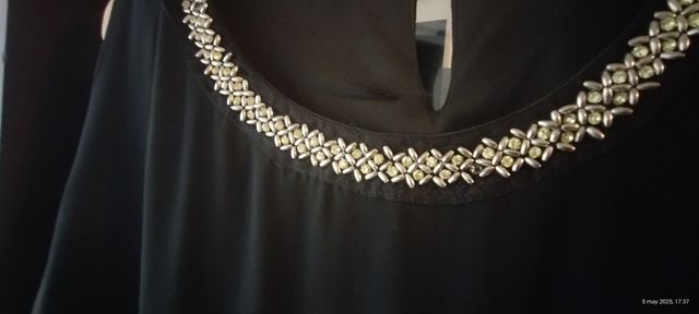 Vestido negro fiesta -  Talla 4 XL