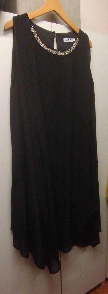 Vestido negro fiesta -  Talla 4 XL