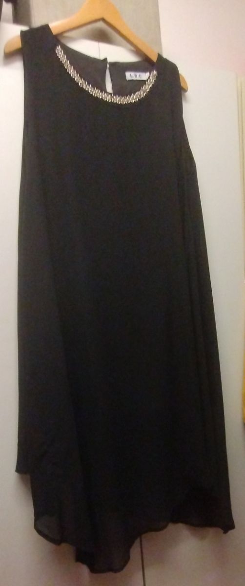 Vestido negro fiesta -  Talla 4 XL