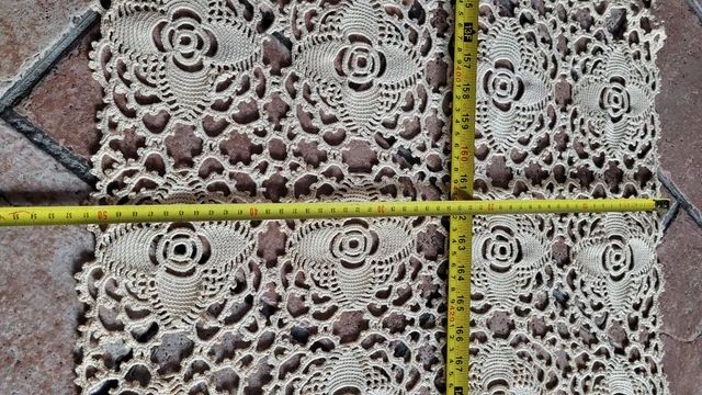 Centrotavola all'uncinetto molto grande 430x50