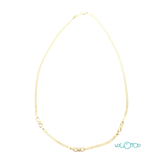 CADENA DE ORO 18K CON 3 INFINITOS
