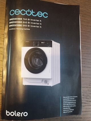 Lavadora integrable nueva Cecotec 8kg Con garantía