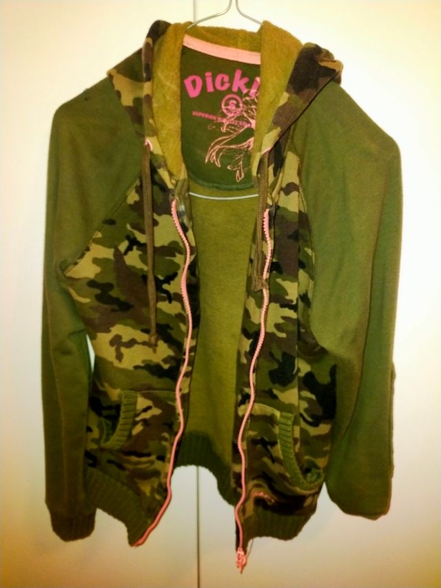 Dickies felpa con cappuccio donna nuova 