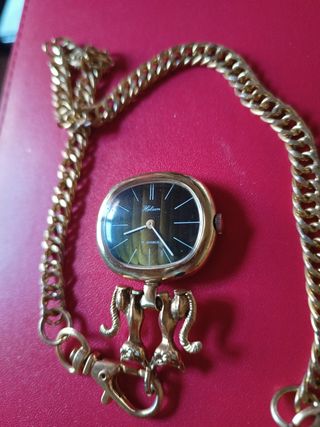 Reloj Colgante Gato Vintage