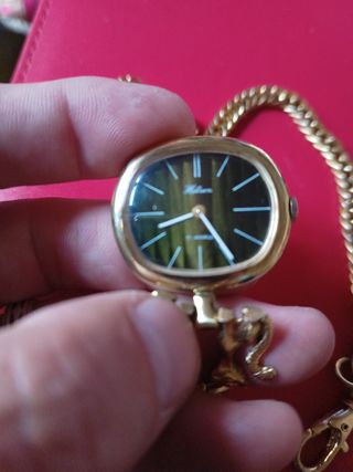 Reloj Colgante Gato Vintage