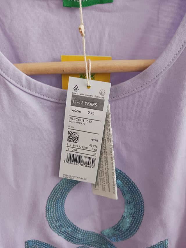 Camiseta Benetton niña NUEVA