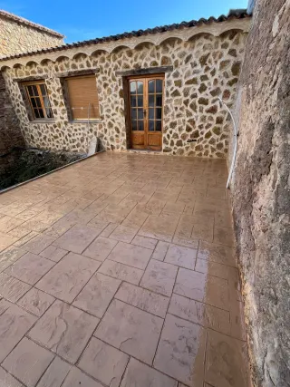 Suelo hormigón impreso