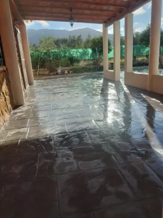 Suelo hormigón impreso