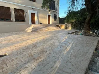 Suelo hormigón impreso