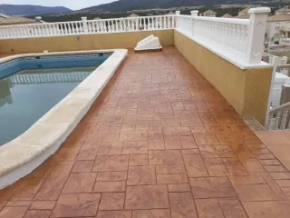 Suelo hormigón impreso