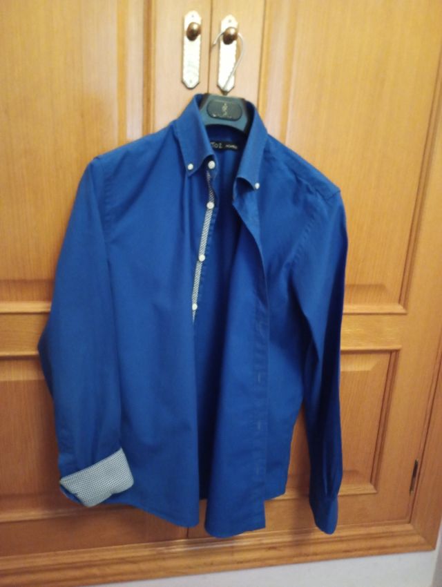 Camisa de hombre de manga larga