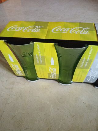 8 Vasos Cocacola Vintage 1904