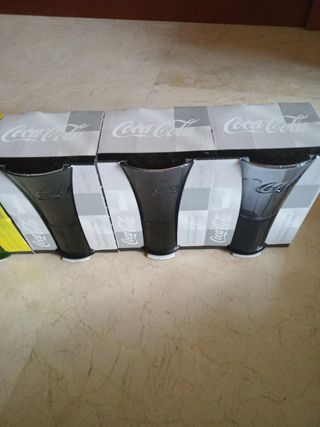 8 Vasos Cocacola Vintage 1904