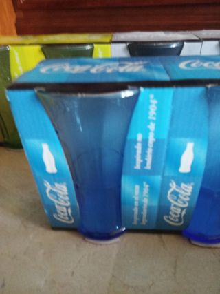 8 Vasos Cocacola Vintage 1904