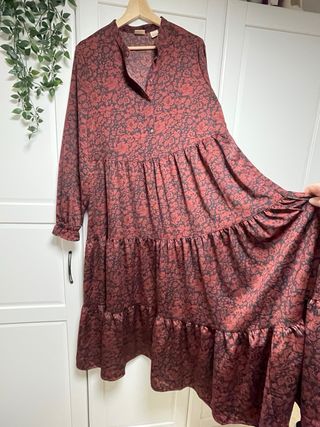 Vestido largo mujer. LEVIS. Talla L