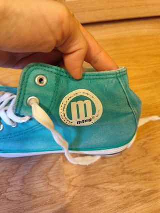 Zapatillas loneta Mustang verde