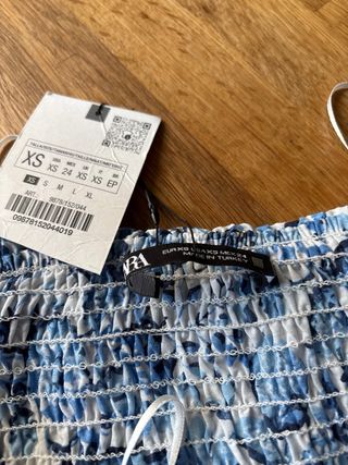 Top de Zara estampado