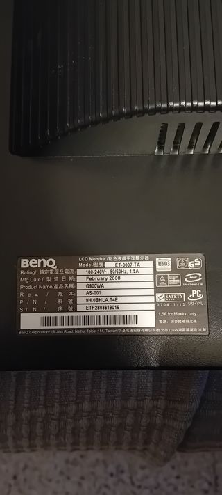 Monitor ordenador