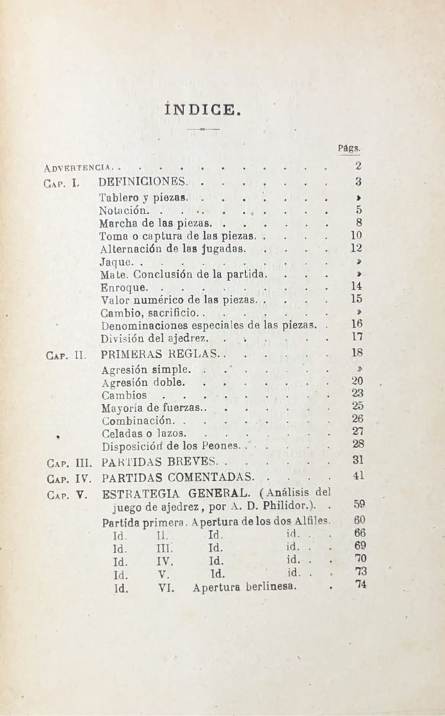 PRIMER LIBRO DEL AJEDRECISTA. 1942