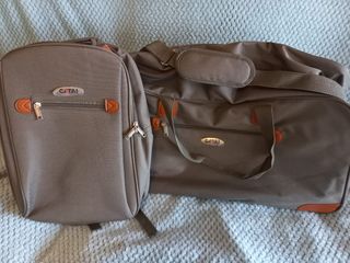 Set viaje CATAL: Mochila + Bolsa