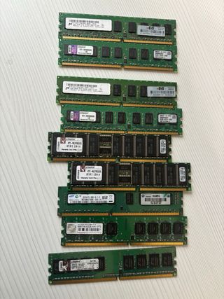 PACK 48 RAMs 4GB, 2GB, 1GB, 256MB, 128MB